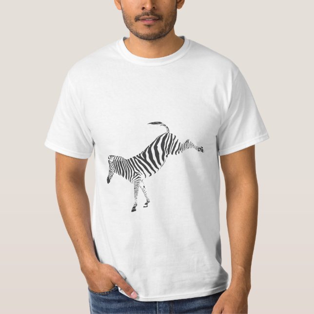 T-shirt da zebra (Frente)