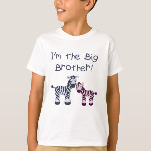 T-shirt da zebra do big brother (a uma irmã mais