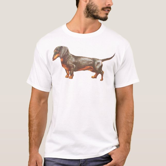 T-shirt dachshund (Frente)