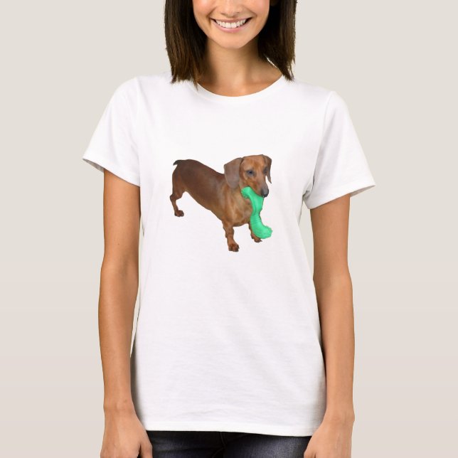 T-shirt Dachshund diminuto (Frente)