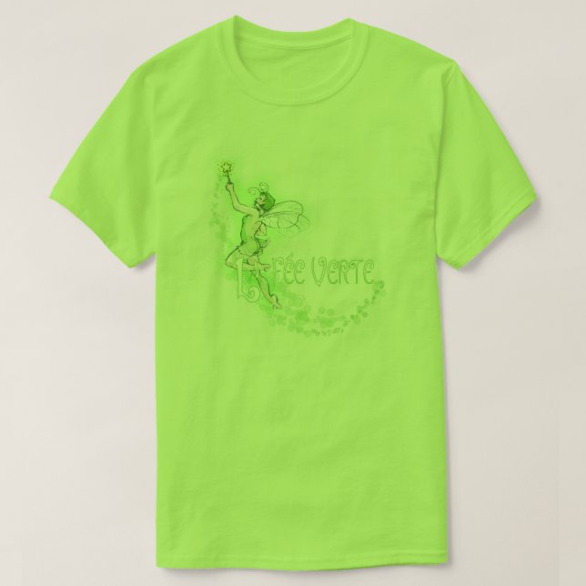 T-shirt Dacil Absinthe La Fee Verte I (Frente do Design)