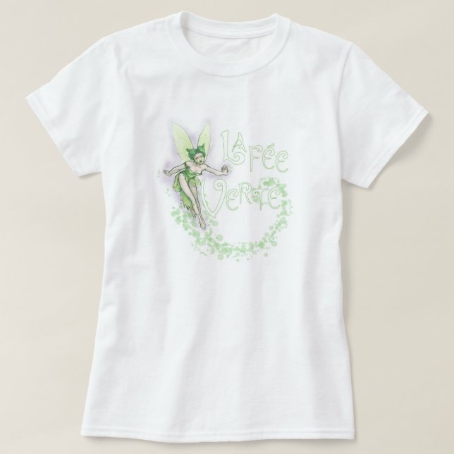 T-shirt Dacil Absinthe La Fee Verte III (Frente do Design)