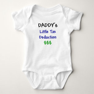 T-shirt Daddys pouca dedução fiscal