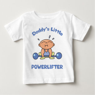 T-shirt Daddys pouco Powerlifter caçoa o esporte