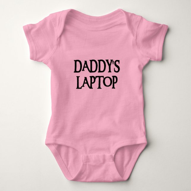 T-SHIRT DADDYSLAPTOPBLK (Frente)