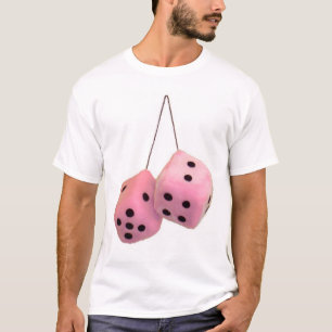 T-shirt dados distorcido