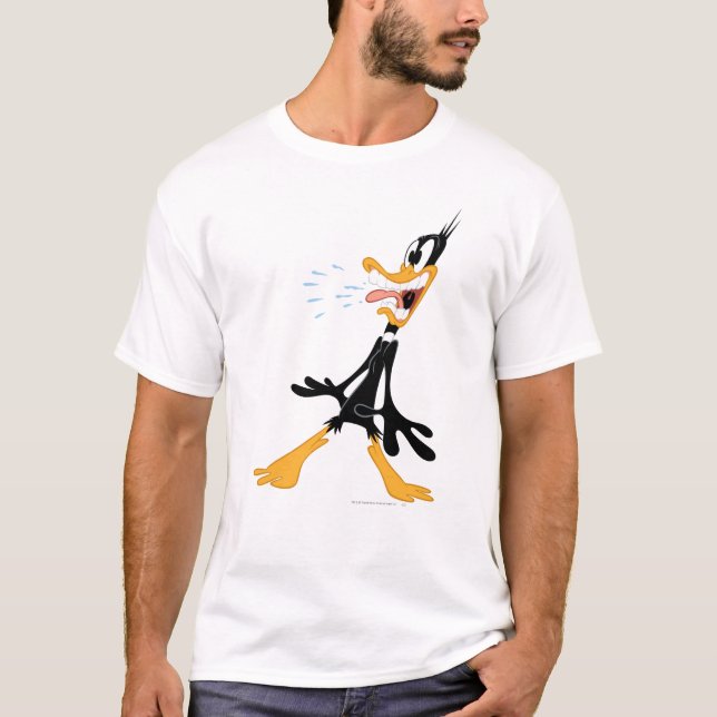 T-shirt DAFFY DUCK™ assustado (Frente)
