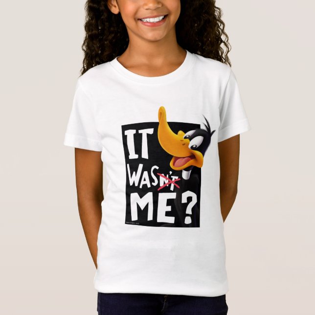 T-shirt DAFFY DUCK™ - Não fui eu / fui eu (Frente)