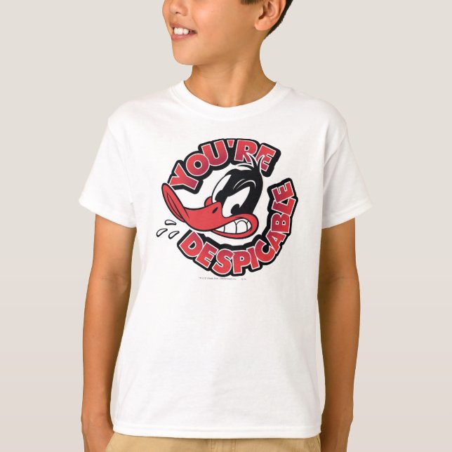 T-shirt DAFFY DUCK™ - Você é desprezível (Frente)