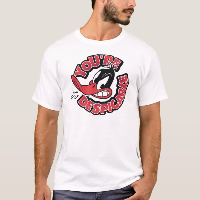 T-shirt DAFFY DUCK™ - Você é desprezível (Frente)