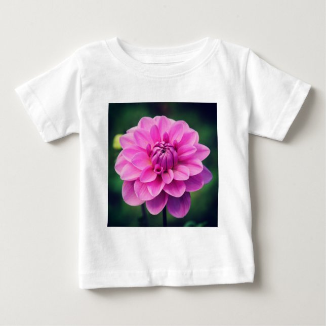 T-shirt Dahlia Rosa (Frente)