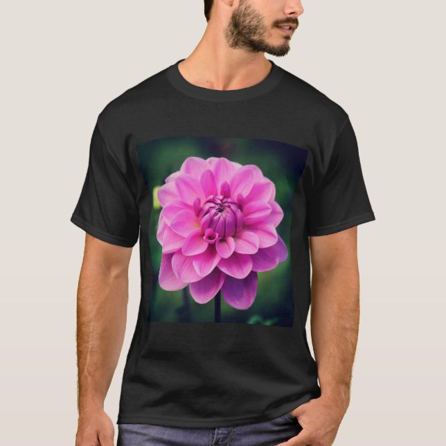 T-shirt Dahlia Rosa (Frente)