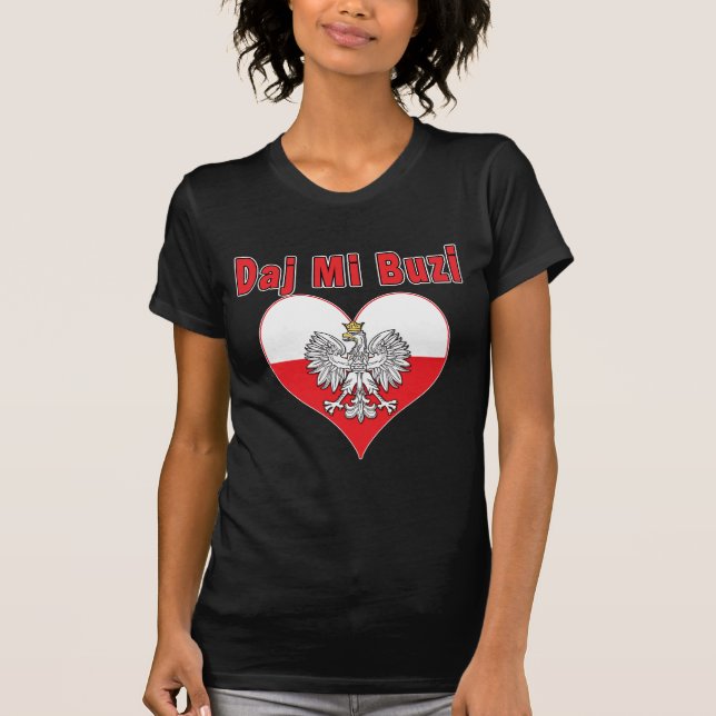 T-shirt Daj Mi Buzi Eagle Heart (Frente)