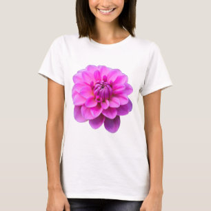 T-shirt Dália cor-de-rosa (isolada)