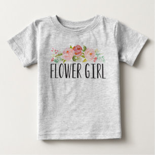 T-shirt Dama de honra do T do bebê do florista
