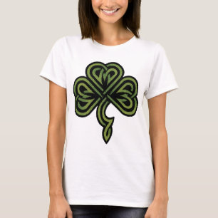 T-shirt Damas de Shamrock Irlandesas