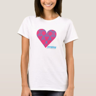 T-shirt Damasco 4 Aqua-Magentas
