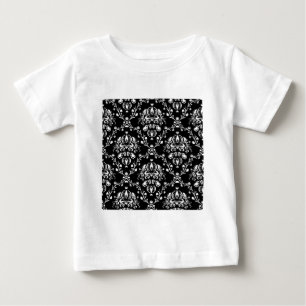 T-shirt Damasco preto e branco