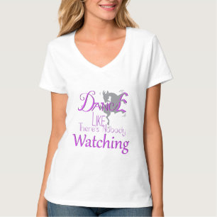 T-shirt DANÇA Como Ninguém Assistindo Cabra (Orquídea)