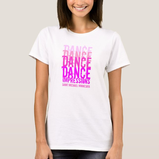 T-shirt Dança Dança...Impressões (Frente)