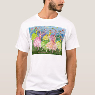 T-shirt Dança das flores