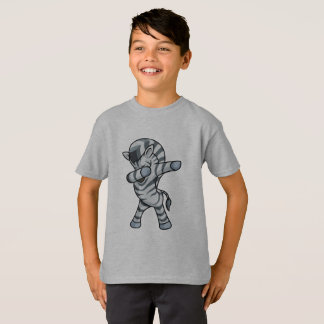 T-shirt Dança de toque ligeiro da solha dos meninos do