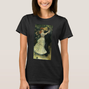 T-shirt Dança em Bougival por Pierre Renoir, Arte Antigo