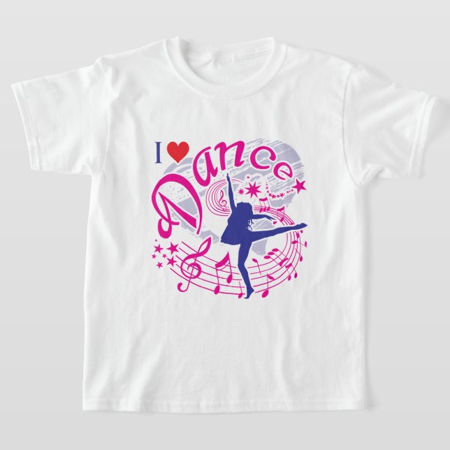 T-shirt Dançarina, eu adoro dança (Postura )