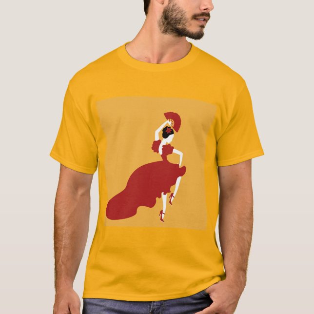 T-Shirt Dançarino de Flamenco (Frente)