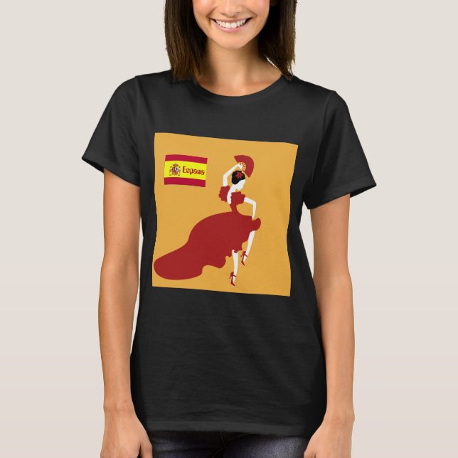 T-Shirt Dançarino de Flamenco (Frente)