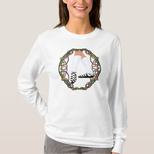 T-shirt Dançarino de Sapato Macio - Entrelaçamento Celta