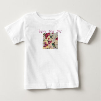 T-shirt Dance Sing Hummingbird Art Baby Girl Tutu