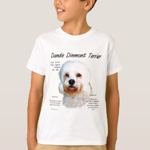 T-shirt Dandie Dinmont Terrier History Design