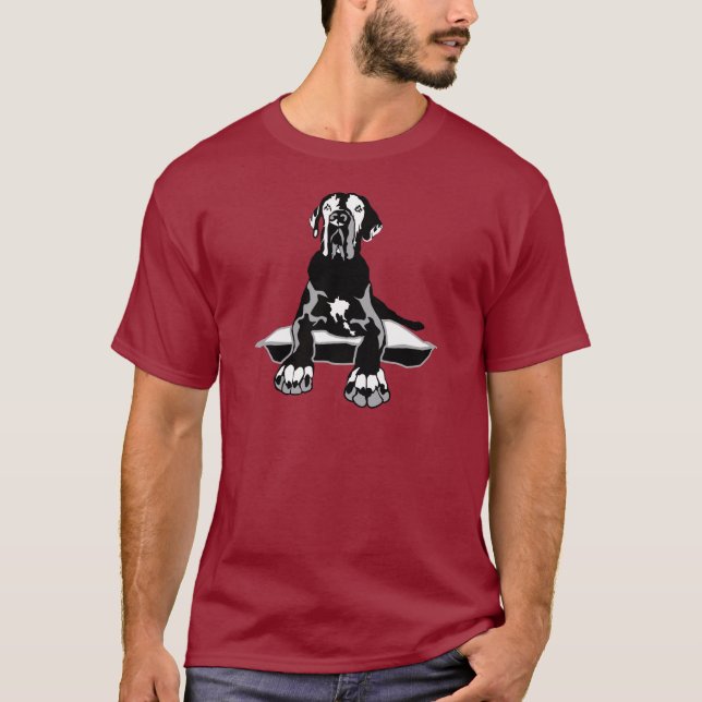 T-shirt Dane Grande Engraçado Ilios  (Frente)
