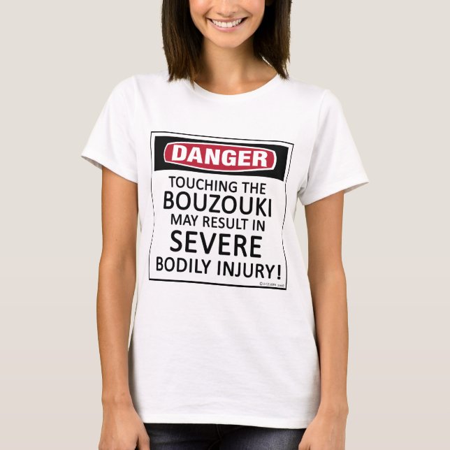 T-shirt Danger Bouzouki (Frente)