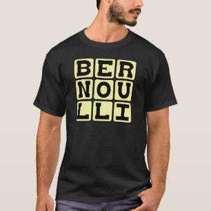 T-shirt Daniel Bernoulli, do Princípio de Bernoulli