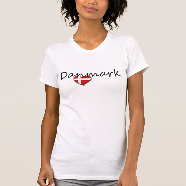 T-shirt Danmark (Frente)