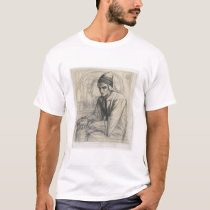 T-shirt Dante na meditação que guardara uma romã, c.185