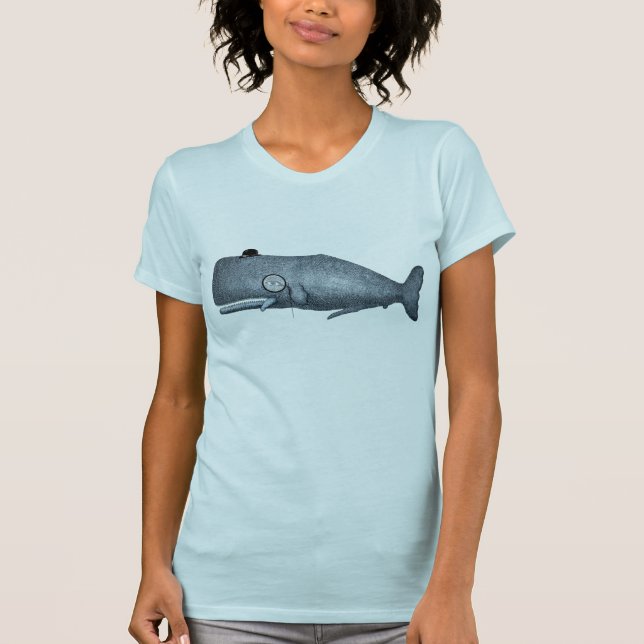 T-shirt Dapper da baleia (Frente)