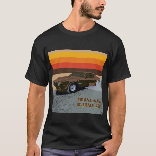 T-Shirt Dark Trans Am Burnout (Frente)