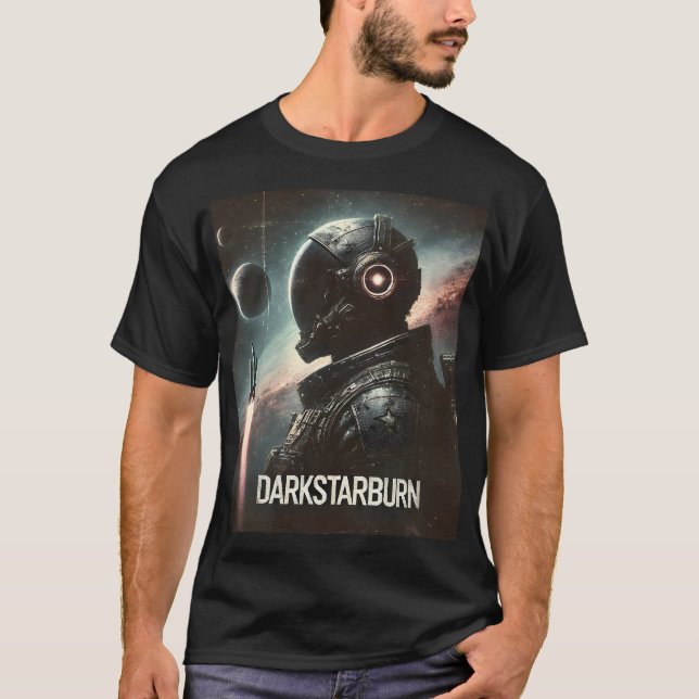 T-shirt DarkStaBurn (Star Man) (Frente)