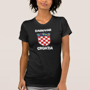 T-shirt Daruvar, Croácia com casaco de armas