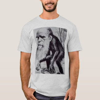 T-shirt Darwin é um macaco