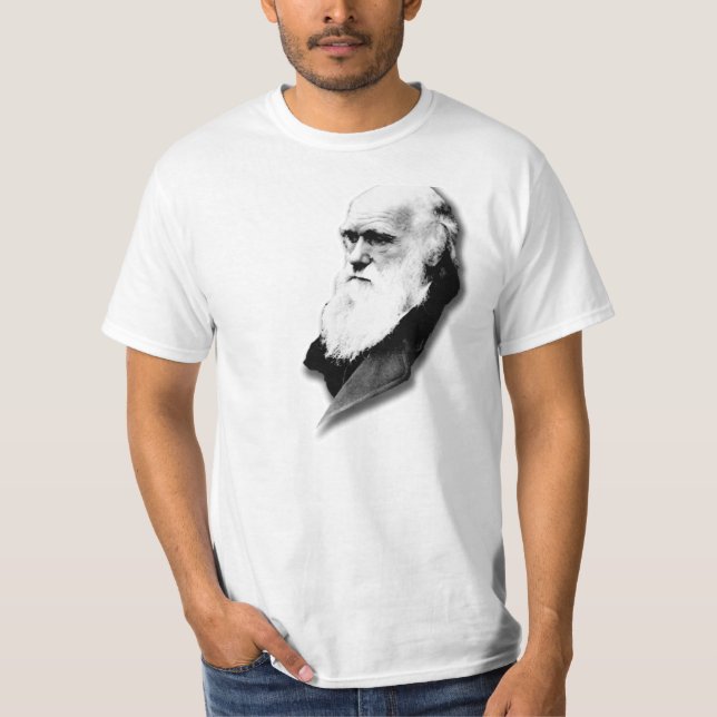 T-shirt Darwin moderno (Frente)