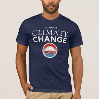 T-shirt das alterações climáticas da paródia de