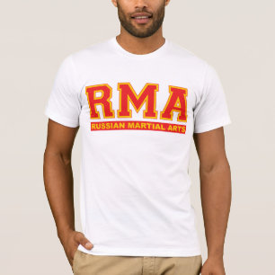 T-shirt das artes marciais do russo de RMA