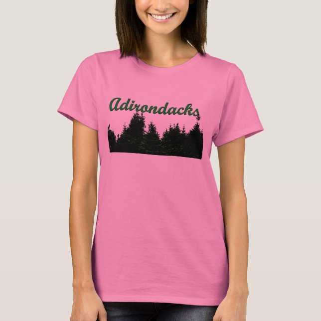 T-shirt das árvores de Adirondack (Frente)
