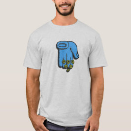 T-shirt das bênçãos da mão