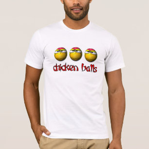 T-shirt das bolas da galinha