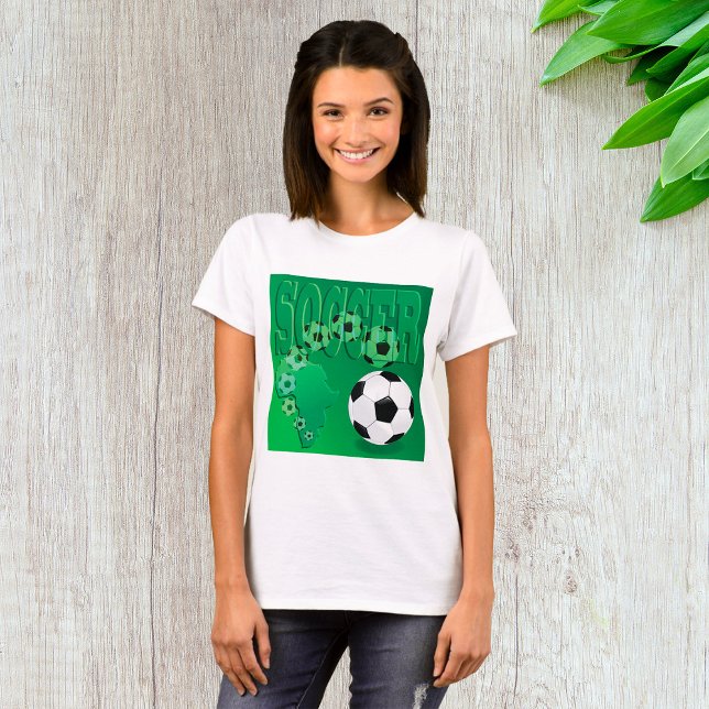 T-Shirt das Bolas de Futebol (Criador carregado)